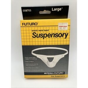 Futuro Suspensory Scrotal Support Jock strap Large USA 1988 Narrow Band 008705